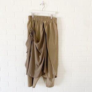 Kate Hewko Layered Harem Pants NWT, Olive colour,  One Size